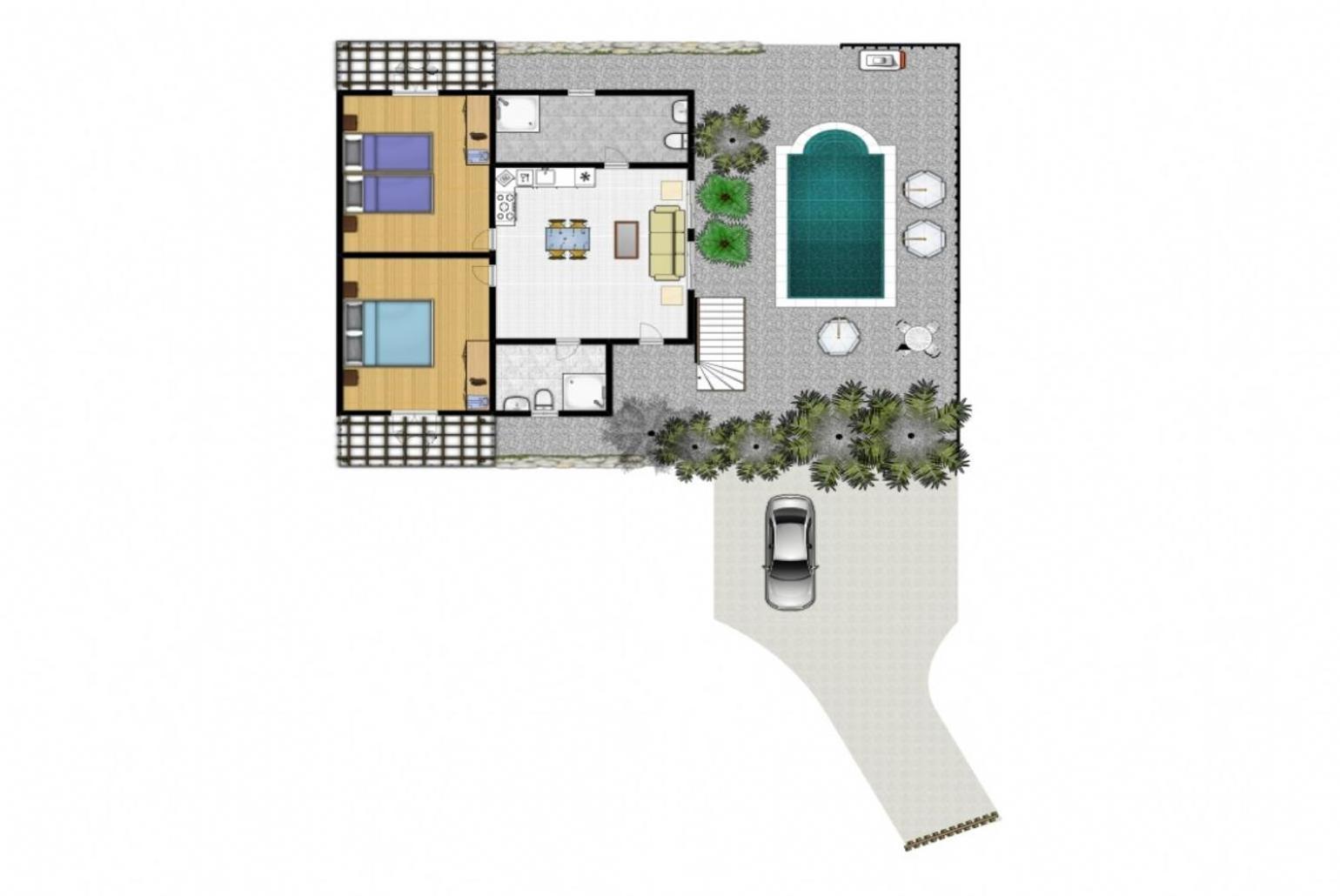 Villa Aris Gimari Bagian luar foto